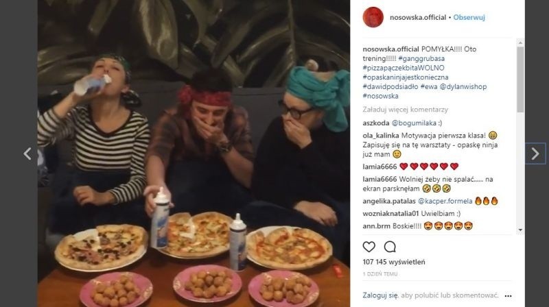 Kasia Nosowska na swoim profilu na Instagramie pokazuje, jak...