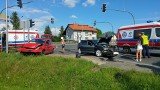 Niepołomice. Wypadek na skrzyżowaniu. Trzy osoby w szpitalu