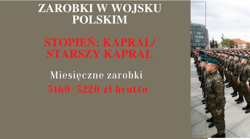 Zarobki żołnierzy 2023. Tyle można zarobić w Wojsku Polskim!