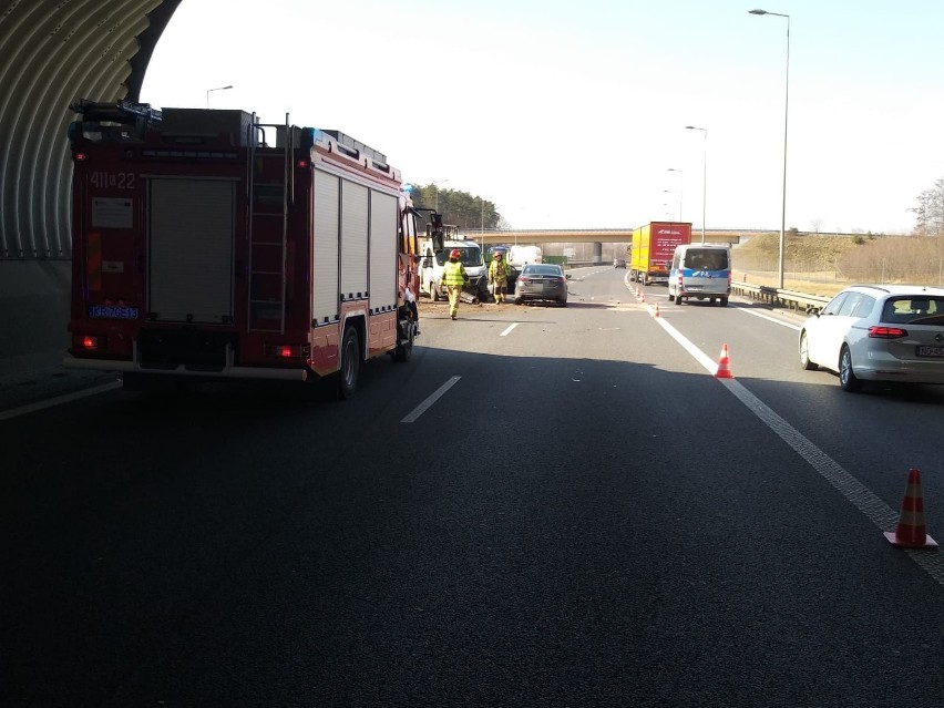 Brzesko. Kolejne zderzenie na autostradzie A4. Duże utrudnienia w ruchu