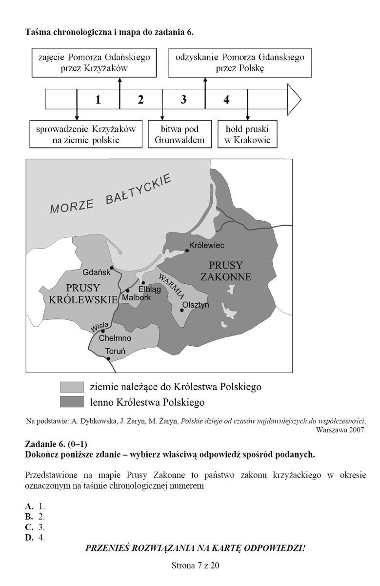 Testy gimnazjalne 2104: Historia, WOS, język polski...