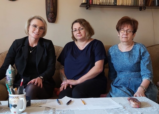 Na zdjęciu część inicjatorek Rady Kobiet, od lewej: Dorota Gruszka, Julita Jesionka, Jolanta Michałowska.