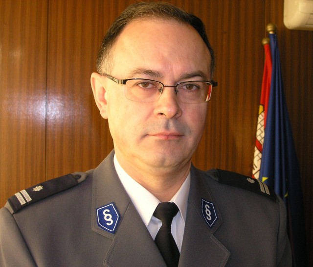 Mirosław Wiśniewski - komendant policji we Włocławku