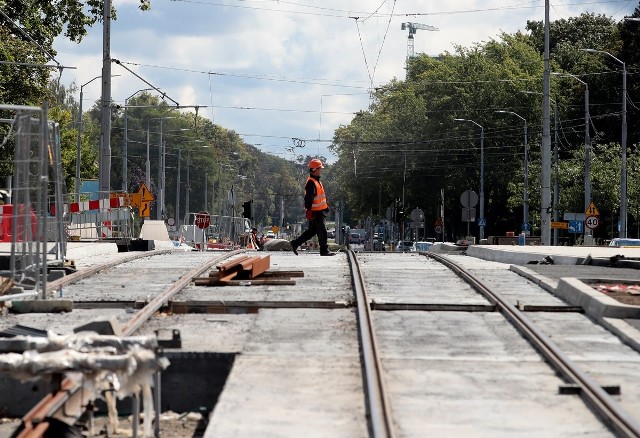 Węzeł Łękno. Stan robót z dnia 26.08.2021