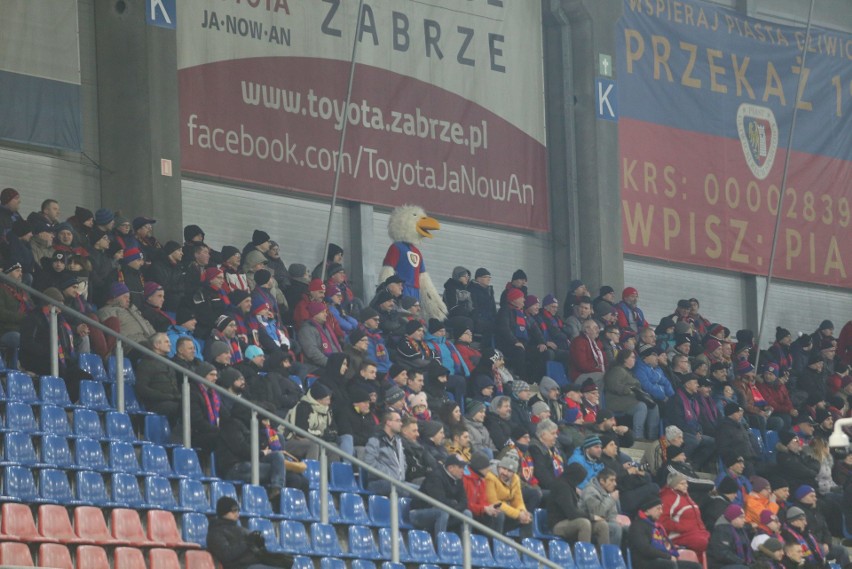 Mecz Piast Gliwice - Pogoń Szczecin oglądało 2.824 widzów....