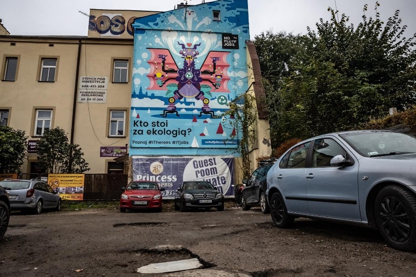 Nowy mural w Krakowie