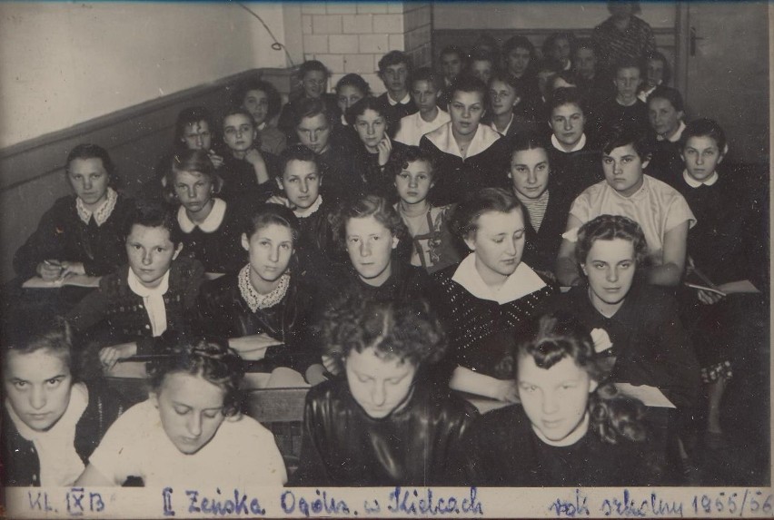 Rok szkolny 1955/56. Klasa IXB