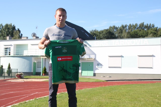Bartosz Ślusarski z koszulką swojego nowego klubu