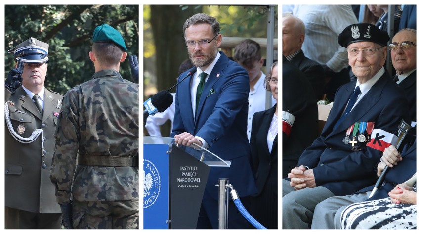 Uroczystości odbyły się pod pomnikiem "Na Chwałę Armii...