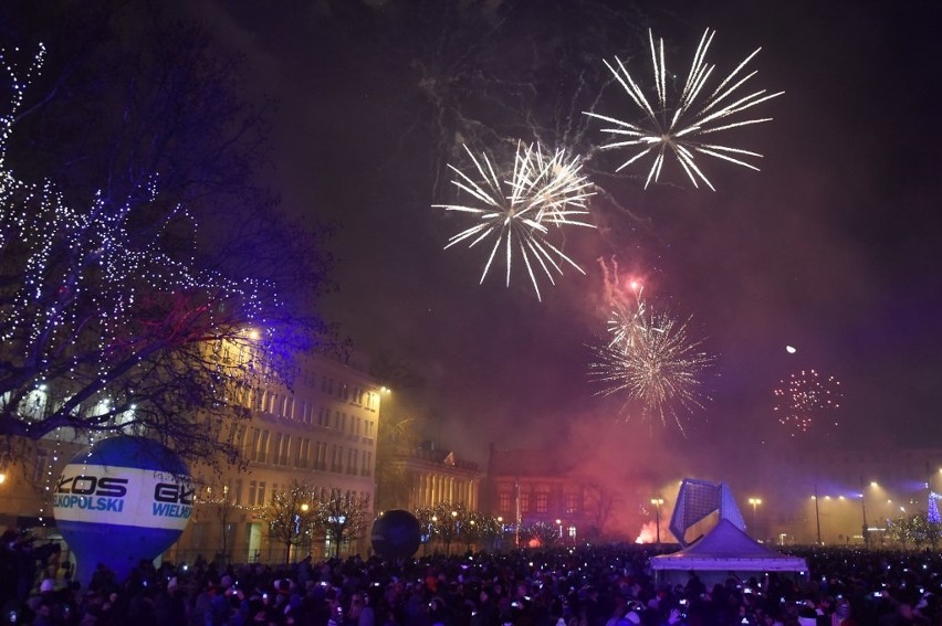 Sylwester na placu Wolności