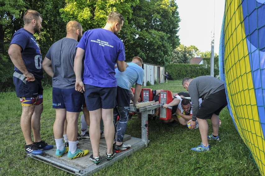 Na zdjęciu: trening rugbistów Ogniwa Sopot