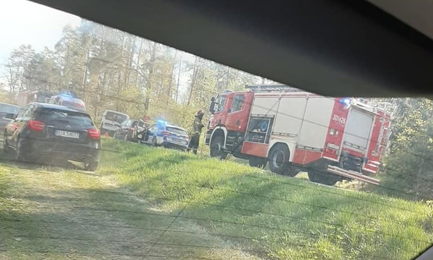 Wypadek śmiertelny motocyklistki w m. Żednia