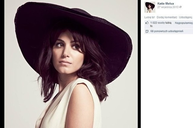 Katie Melua (fot. screen z Facebook.com)