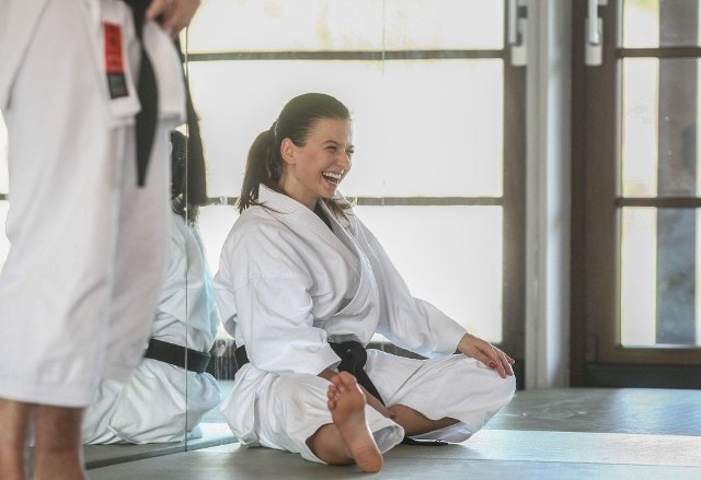 Dziewczyna Lewandowskiego, Anna Stachurska jest wicemistrzynią świata w karate