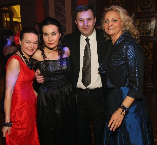 Od lewej: Anna Korecka, Barbara i Kazimierz Słapkowie i Agnieszka Wysocka,