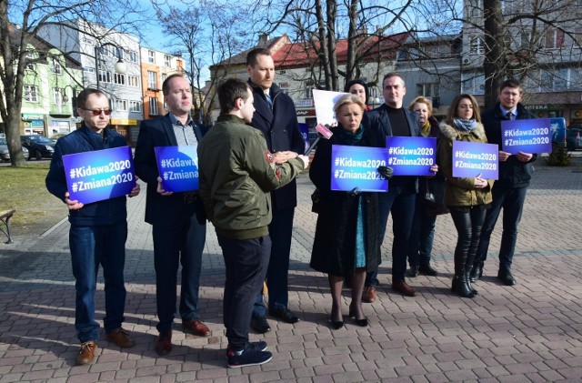 Tak 20 lutego w Dębicy Platforma Obywatelska rozpoczynała kampanię do wyborów prezydenckich.