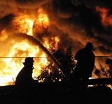 Stodoła spłonęła w Głuszynie pod Namysłowem