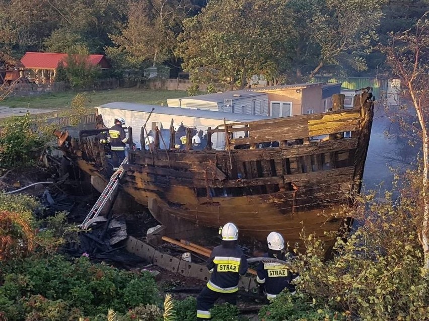 Pożar kutra w Helu, 16.09