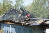 Spłonęła hurtownia materiałów sanitarnych w Słupsku (zdjęcia)