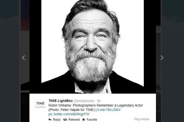 Robin Williams (1951-2014) (fot. screen z Twitter.com)