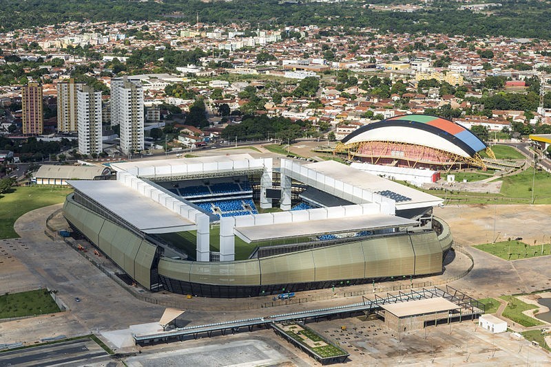 Arena Pantanal - nowy stadion wybudowany na MŚ 2014. Obiekt...