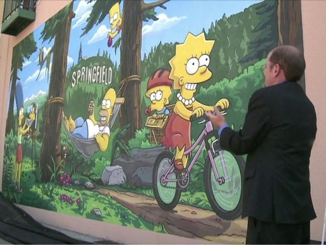 "Simpsonowie" doczekali się swojego muralu