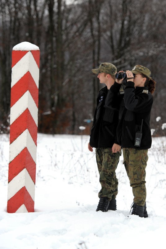 Zimowy patrol SG w Bieszczadach...