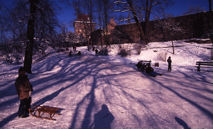 Stargard zimową porą na zdjęciach sprzed lat