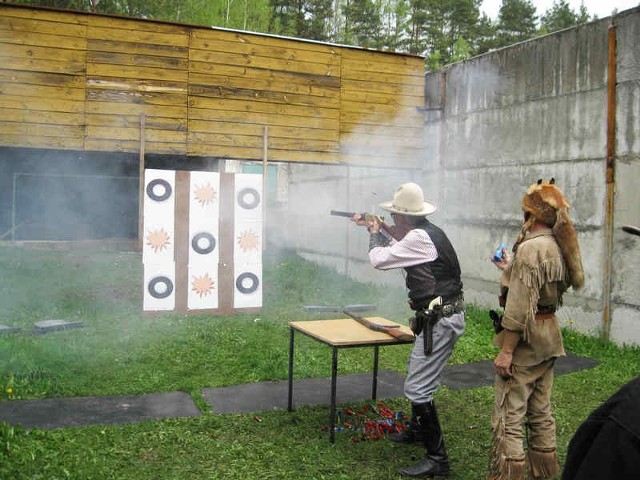 Tak wyglądało strzelanie na jednym z 12 stanowisk - Fort Samter.