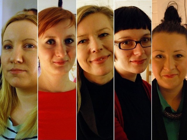 Od lewej: Katarzyna Makowska, Katarzyna Stosio-Witczak, Beata Romańska, Pola Matysiak i Ania Szmeichel