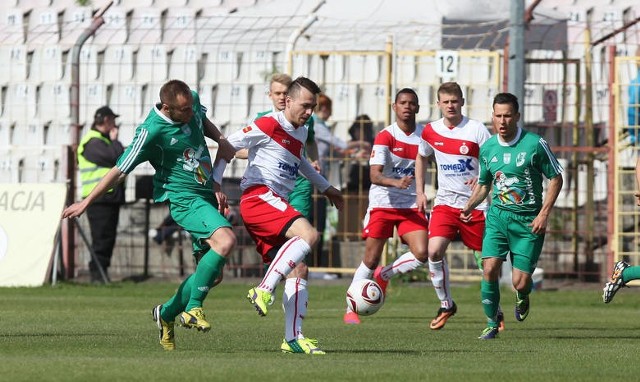 Łódzki Klub Sportowy nie przegrał meczu od pięciu kolejek. Teraz zmierzy się na wyjeździe z Pogonią Grodzisk Mazowiecki.