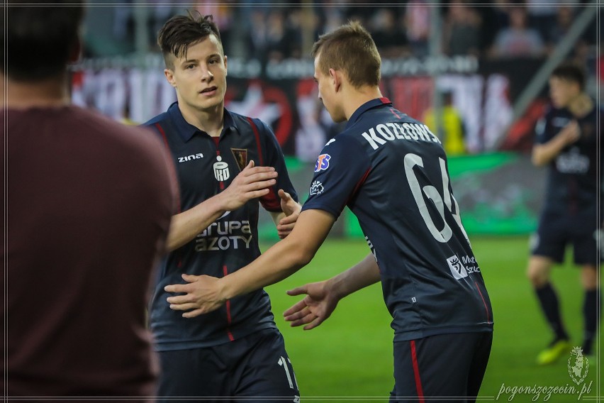 Kacper Kozłowski podczas meczu Cracovia - Pogoń