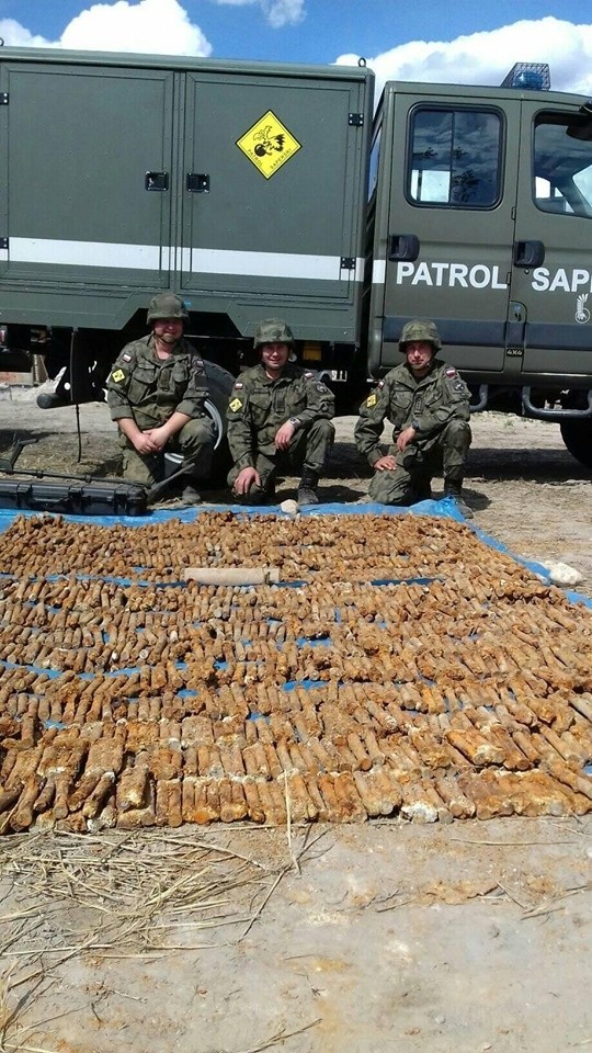 Dolny Śląsk: Ale arsenał! Ponad 4000 sztuk niewybuchów! (ZDJĘCIA)