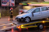 Wypadek na Bohaterów Monte Cassino w Białymstoku. Opel zderzył się z mercedesem (zdjęcia)