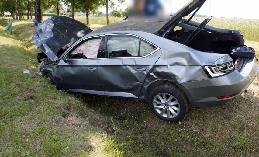 Dziś (sobota 27.06) da drodze między Słupskiem a Miastkiem...