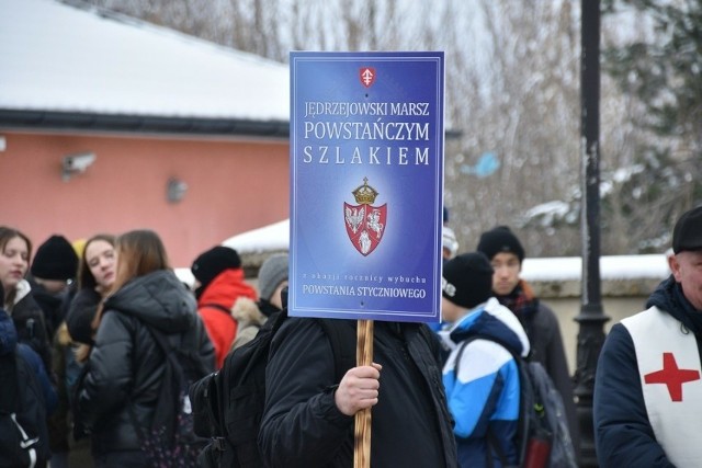 I Marsz Powstańczym Szlakiem w 160. rocznicę wybuchu Powstania Styczniowego w 2023 roku