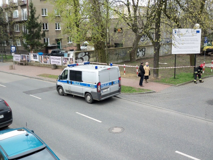 Niewybuchy znaleziono w Częstochowie porzy ul. Dąbrowskiego