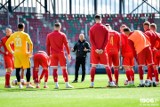 Zagłębie Sosnowiec już na nowym stadionie ZDJĘCIA Piłkarze sprawdzili murawę obiektu Zagłębiowskiego Parku Sportowego