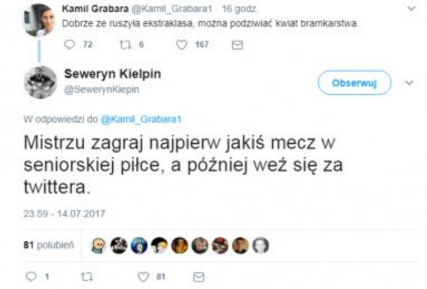 PKO Ekstraklasa. Kamil Grabara broni Filipa Bednarka przed kibicami Lecha Poznań. "Wam to by nawet Courtois nie pasował"