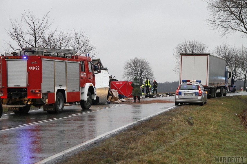 Do wypadku doszło na drodze krajowej 45 pod Krapkowicami.