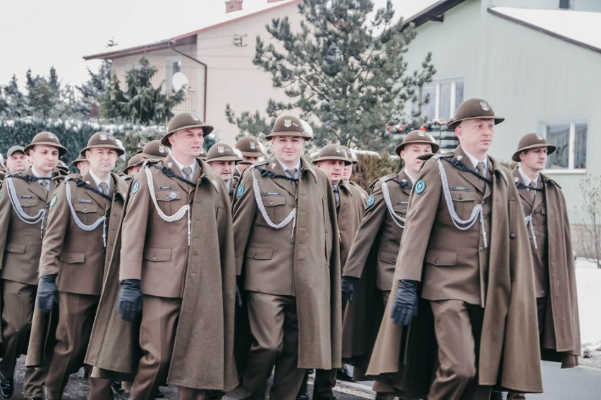 Noworoczne spotkanie służb mundurowych w Gniewczynie.