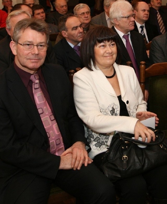 Od lewej: Piotr Wąsowicz i Krystyna Kielisz.