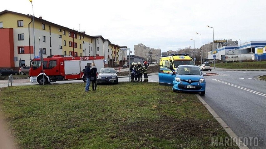 Wypadek na Malince w Opolu. Zderzyły się dwa auta