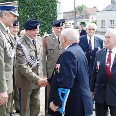 Uroczystości we Francji były dla przedstawicieli żagańskiej dywizji doskonałą okazją do spotkania się z Maczkowcami.