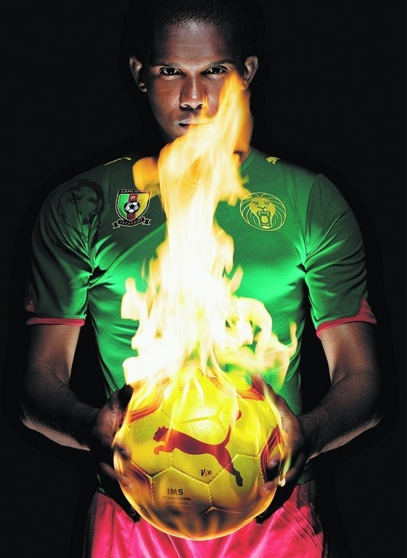 Samuel Eto'o, reprezentant Kamerunu, będzie twarzą słupskiego Amber Cup. 