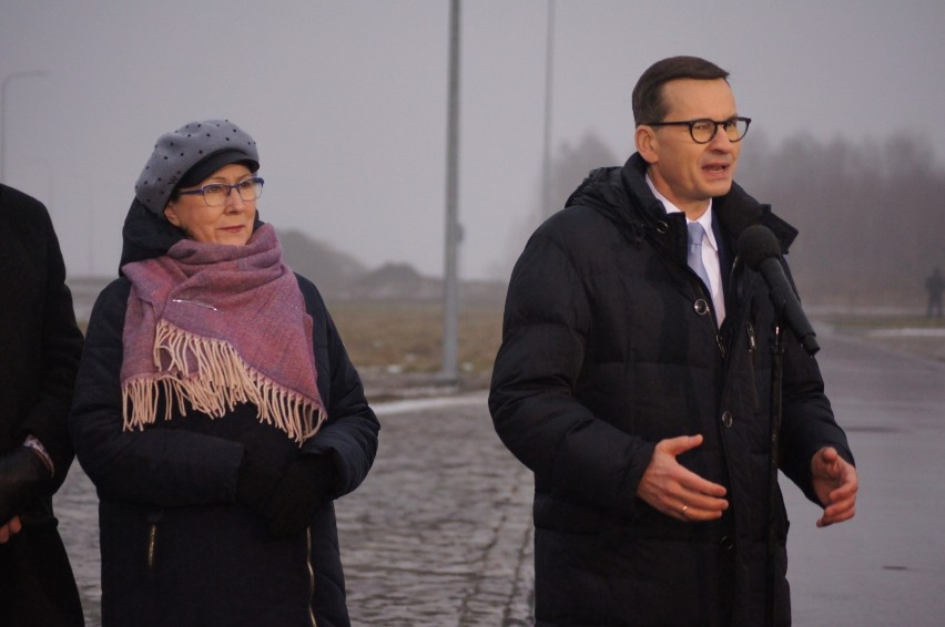 Otwarcie nowych odcinków A1 w Łódzkiem z udziałem premiera...