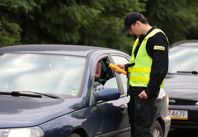 Akcja "Trzeźwy kierowca&#8221; w Zielonej Górze, która odbyła się w środę 29 lipca