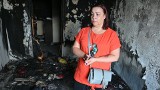 Po pożarze mieszkania w Kielcach. "Były tam moje córki. Myślałam, że je stracę" (WIDEO, zdjęcia)