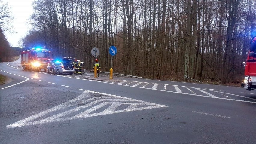 Na S11 w miejscowości Oleśnica, powiat chodzieski dachowało...