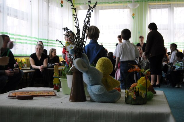 Wielkanocne przedstawienie w Przedszkolu nr 17 w Tarnobrzegu.